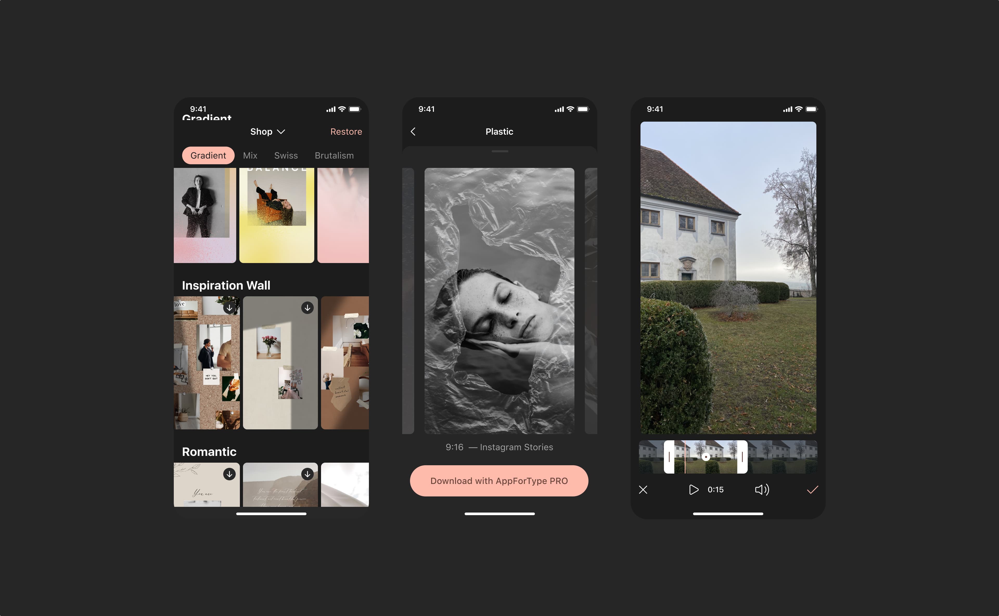 AppForType text editor and fonts
